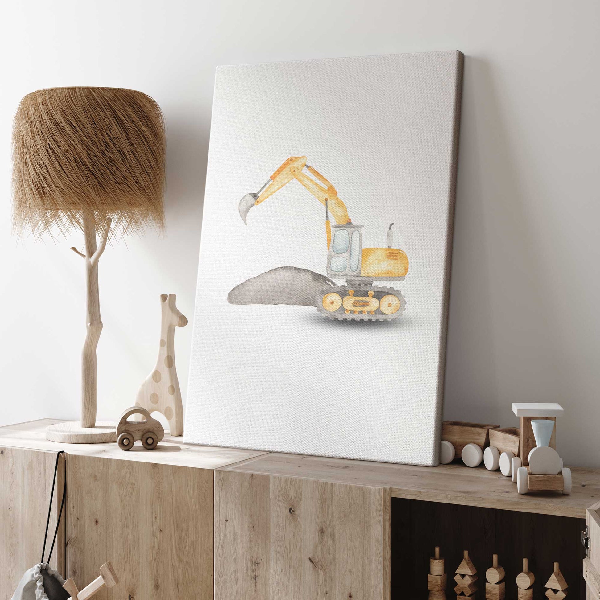 [color:Stretched Canvas], Picture of art on wall