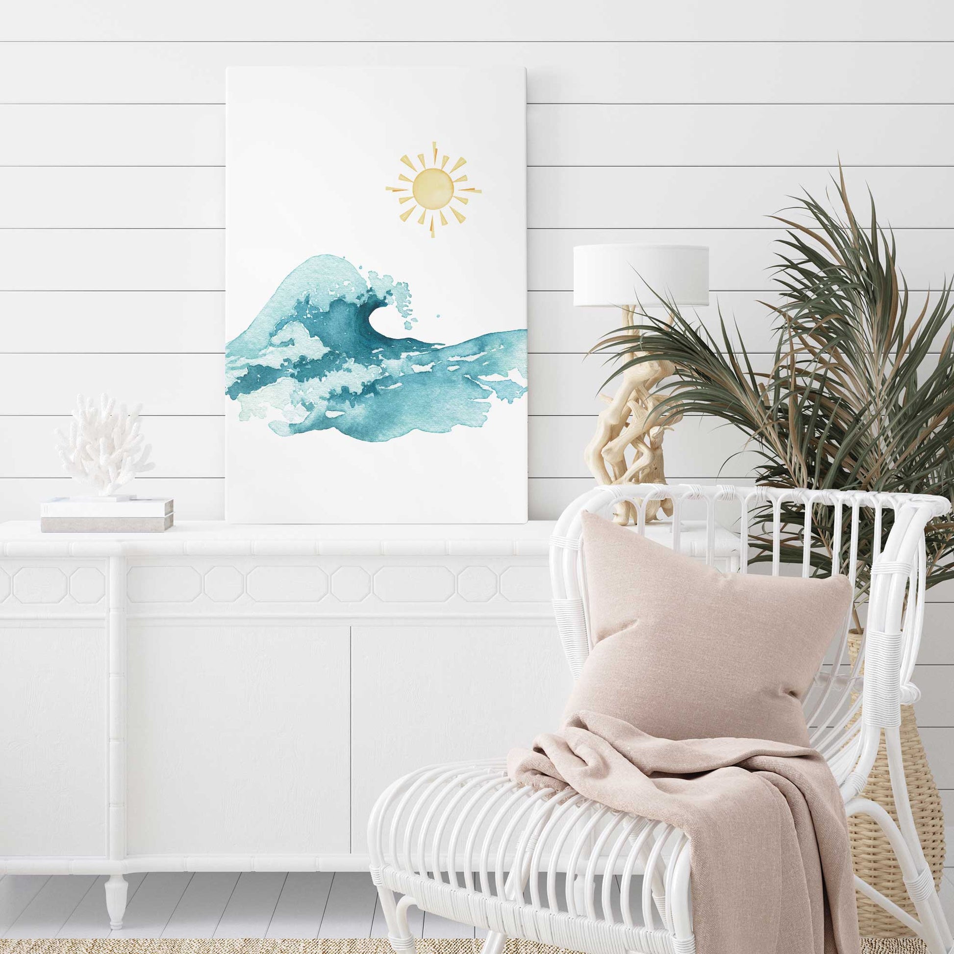 [color:Stretched Canvas], Picture of art on wall