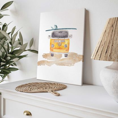 [color:Stretched Canvas], Picture of art on wall