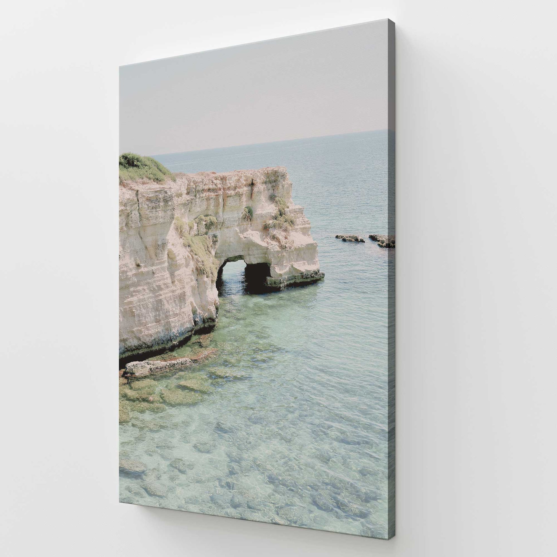 [Color:Stretched Canvas], Picture of art at an angle