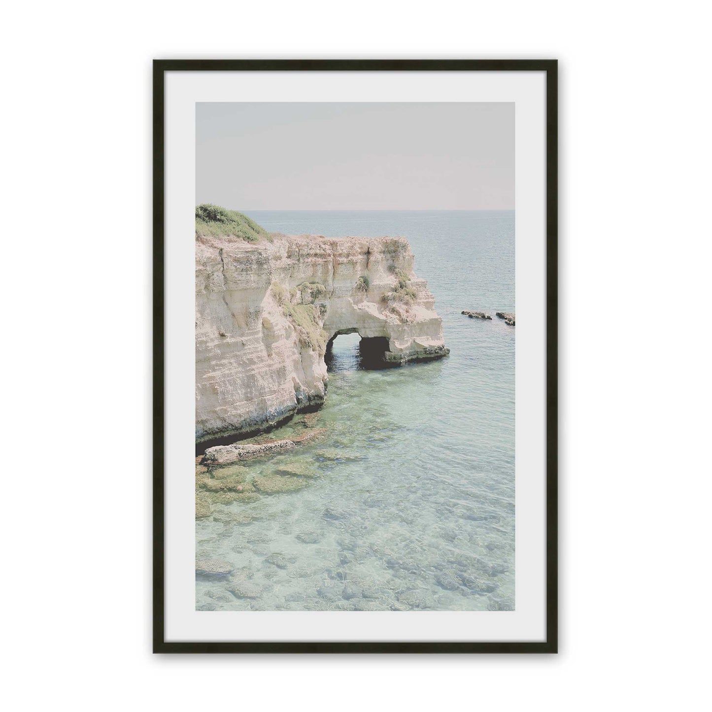 [Color:Satin Black], Picture of art in a Satin Black frame
