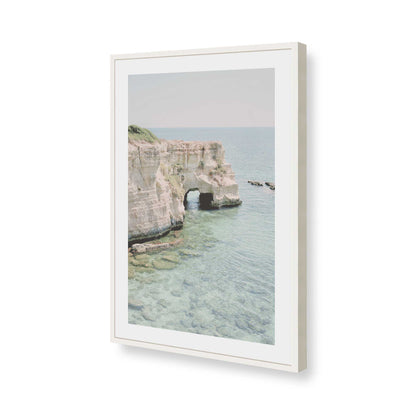 [Color:Opaque White], Picture of art in a Opaque White frame of the corner