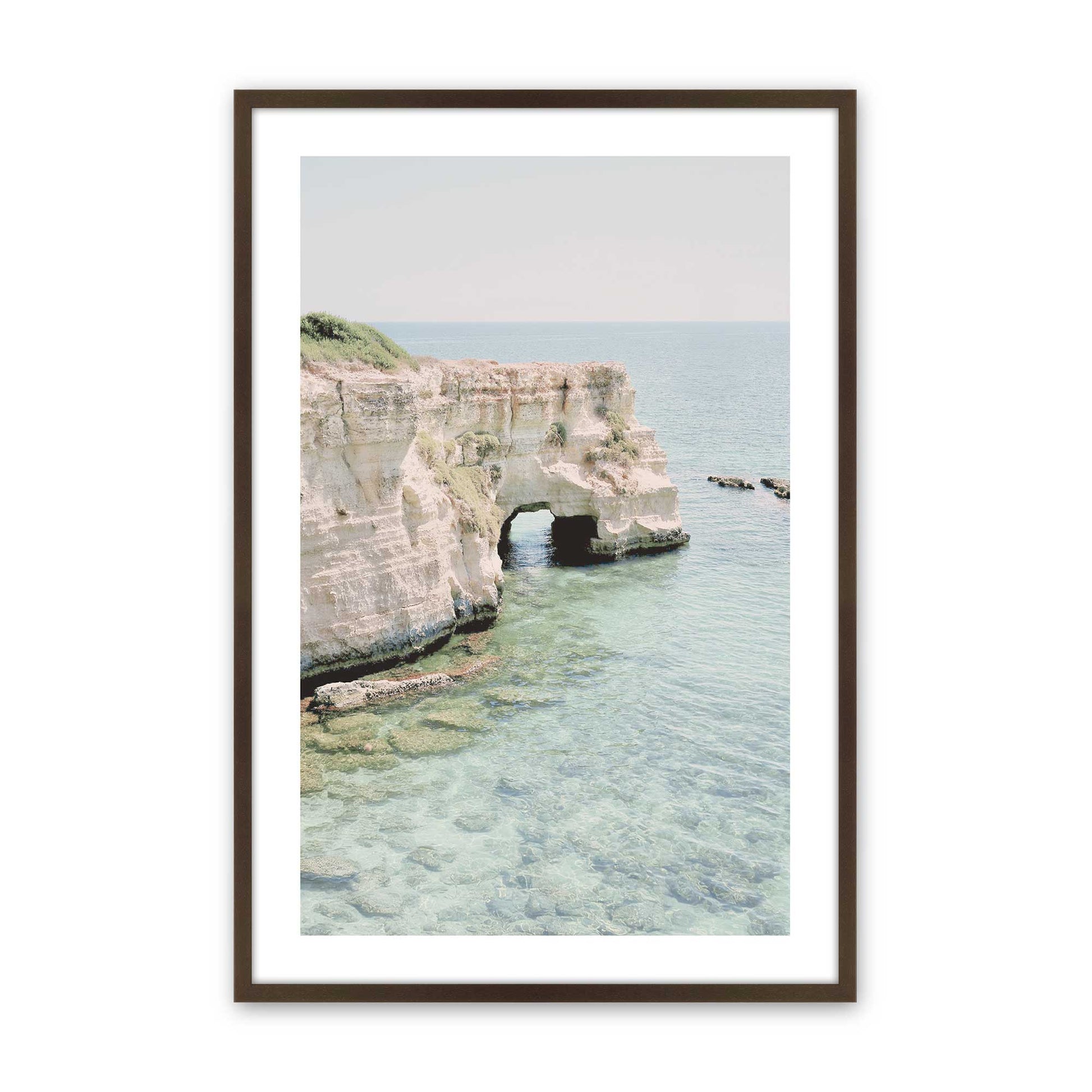 [Color:Brown], Picture of art in a Brown frame