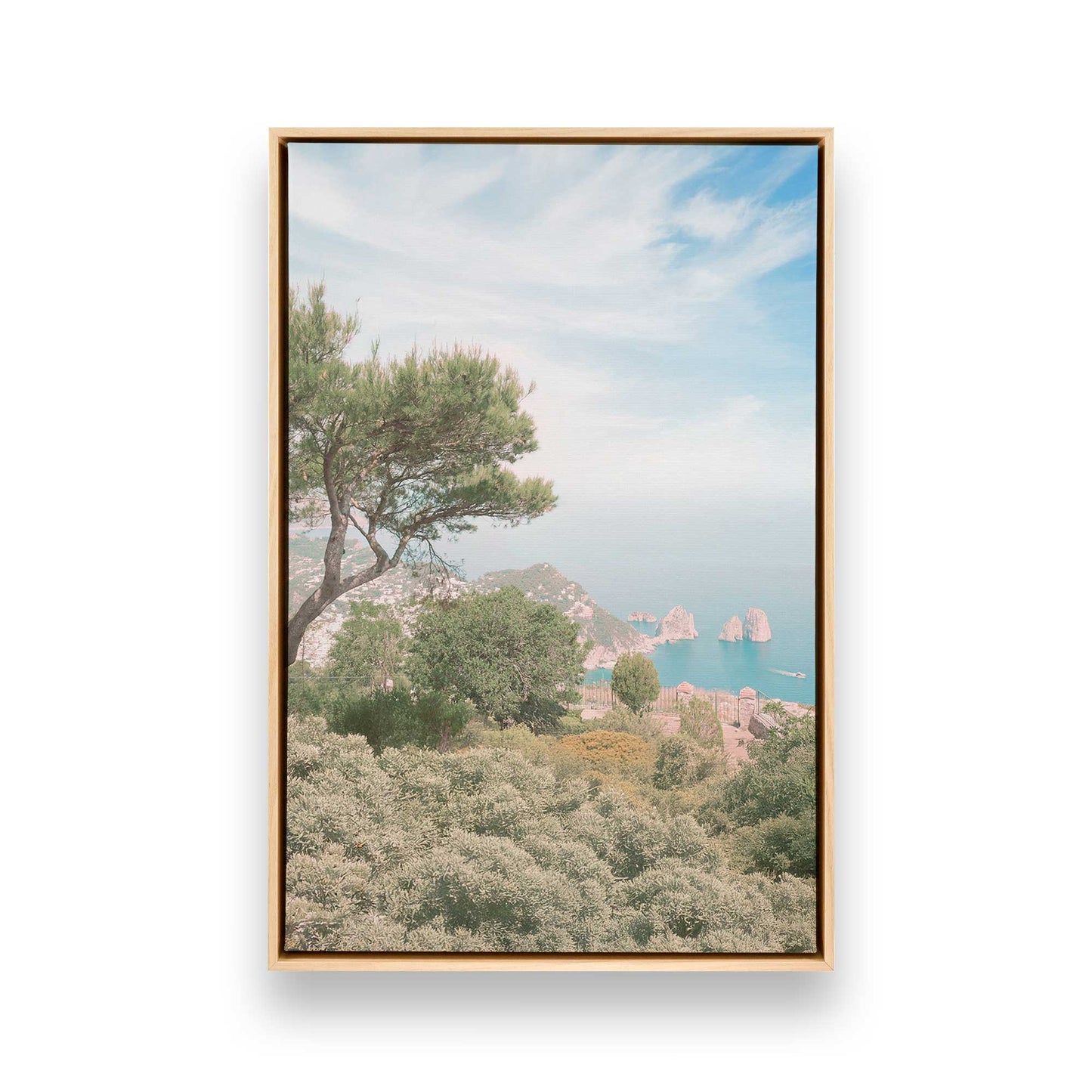[Color:American Maple], Picture of art in a American Maple frame