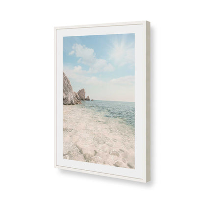 [Color:Opaque White], Picture of art in a Opaque White frame of the corner