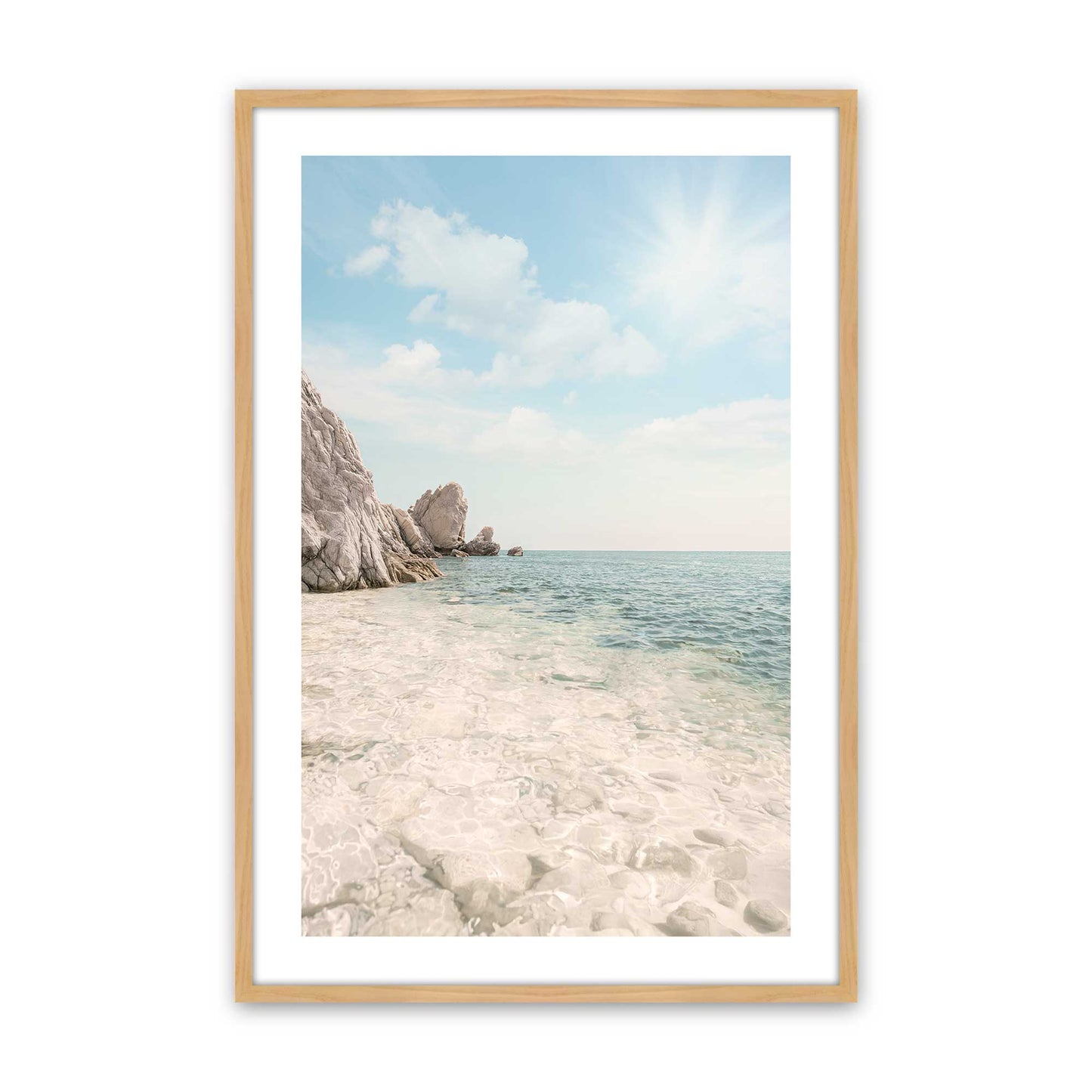 [Color:American Maple], Picture of art in a American Maple frame