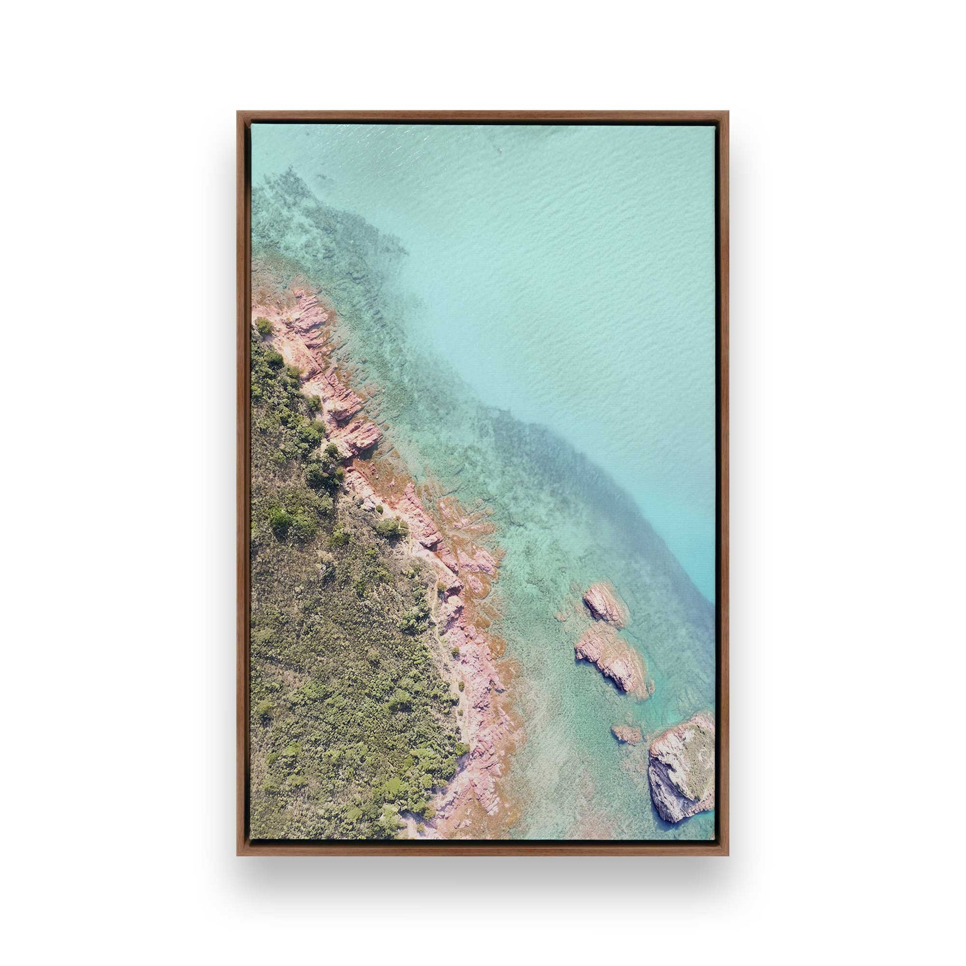 [Color:Walnut], Picture of art in a Walnut frame