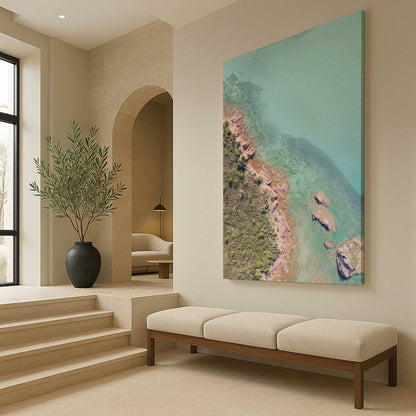 [Color:Stretched Canvas], Picture of art in a room