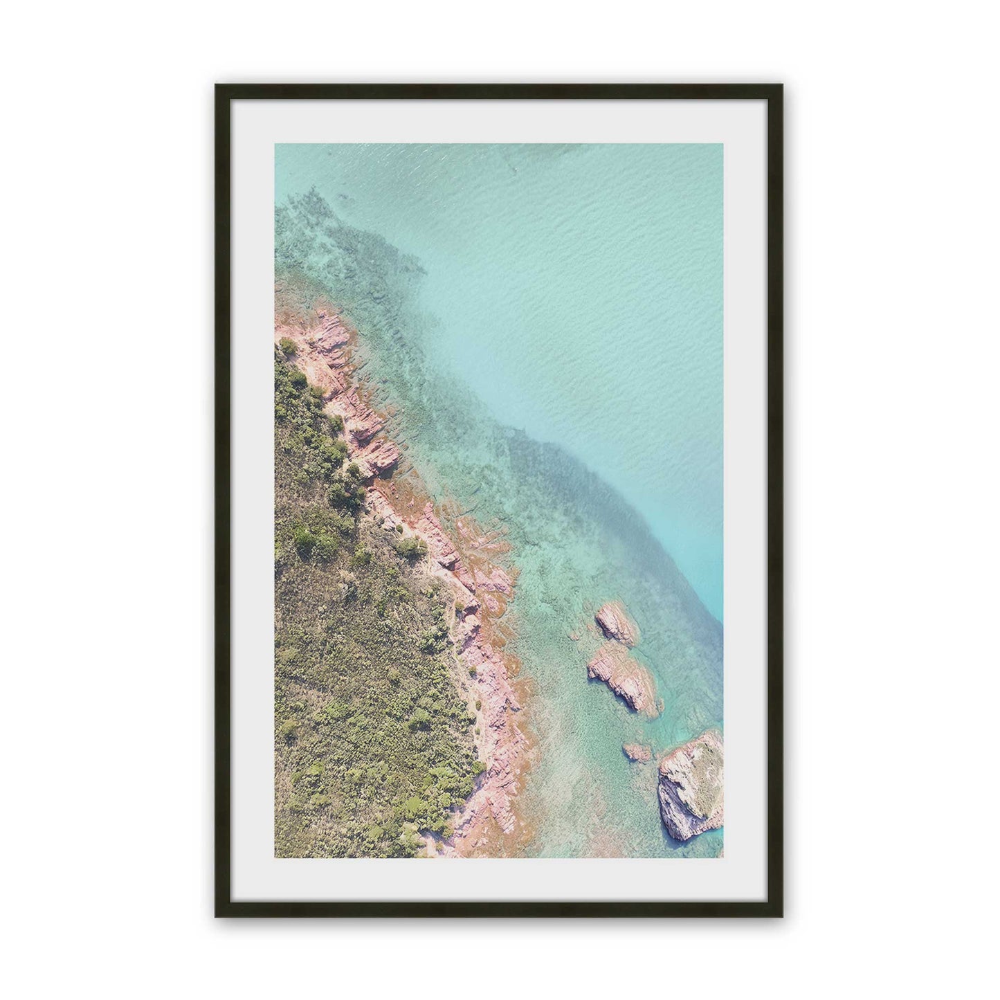 [Color:Satin Black], Picture of art in a Satin Black frame