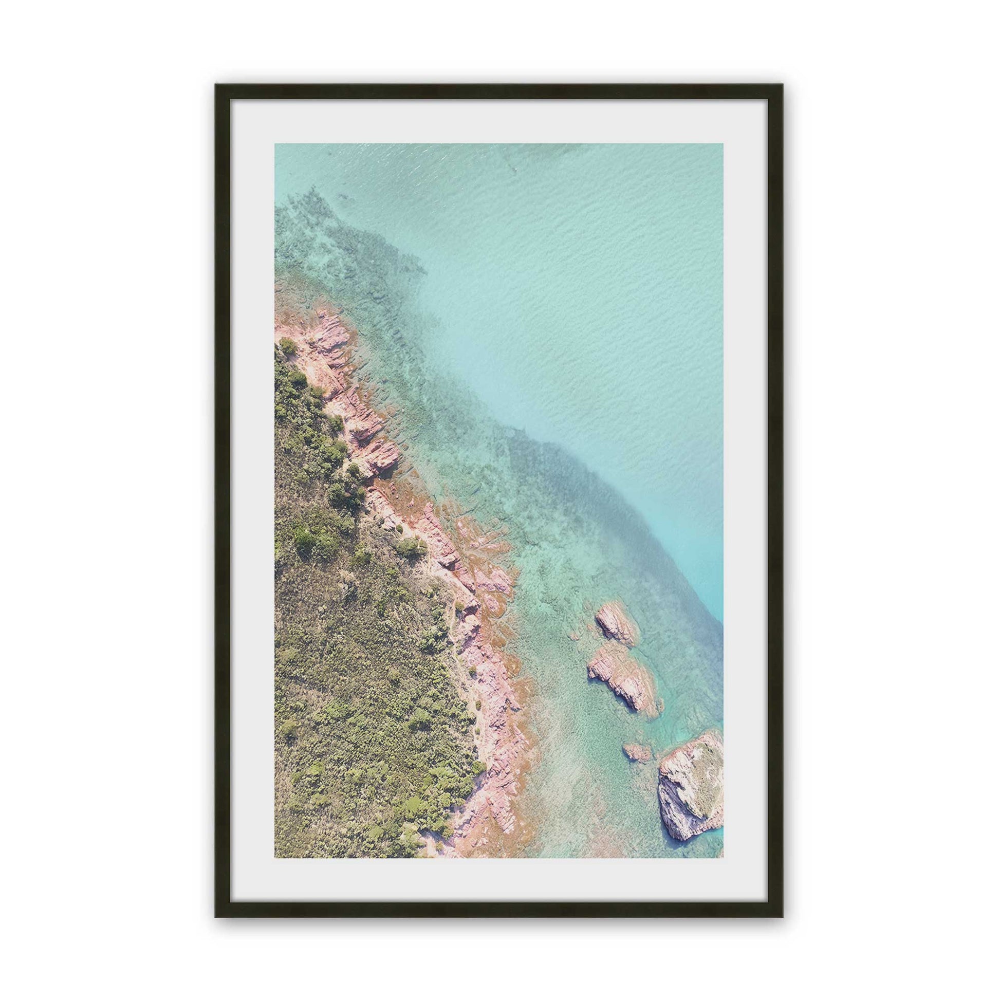 [Color:Satin Black], Picture of art in a Satin Black frame