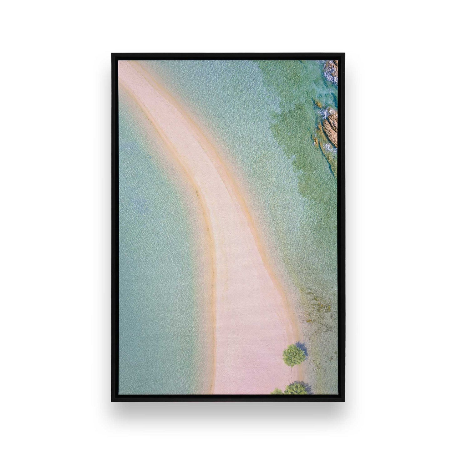 [Color:Satin Black], Picture of art in a Satin Black frame