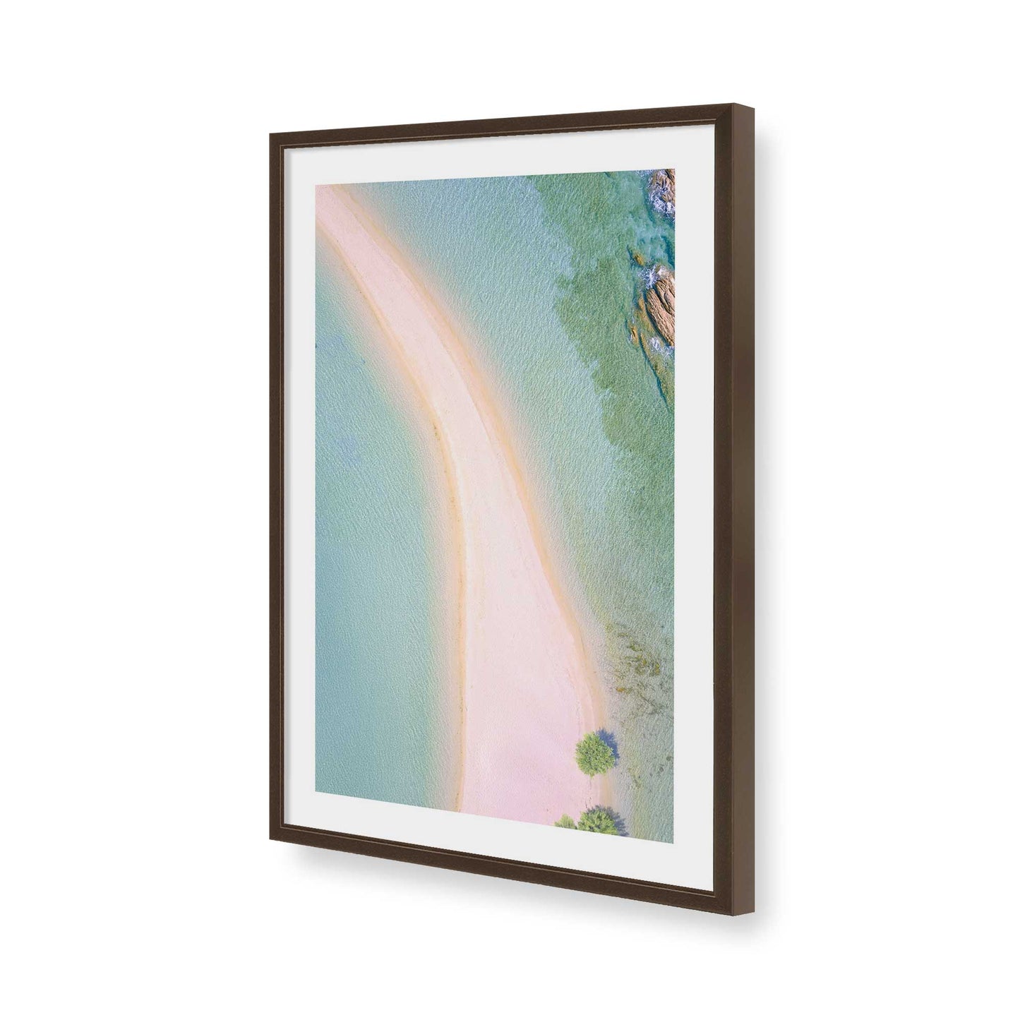 [Color:Belvinder Brown], Picture of art in a Belvinder Brown frame of the corner