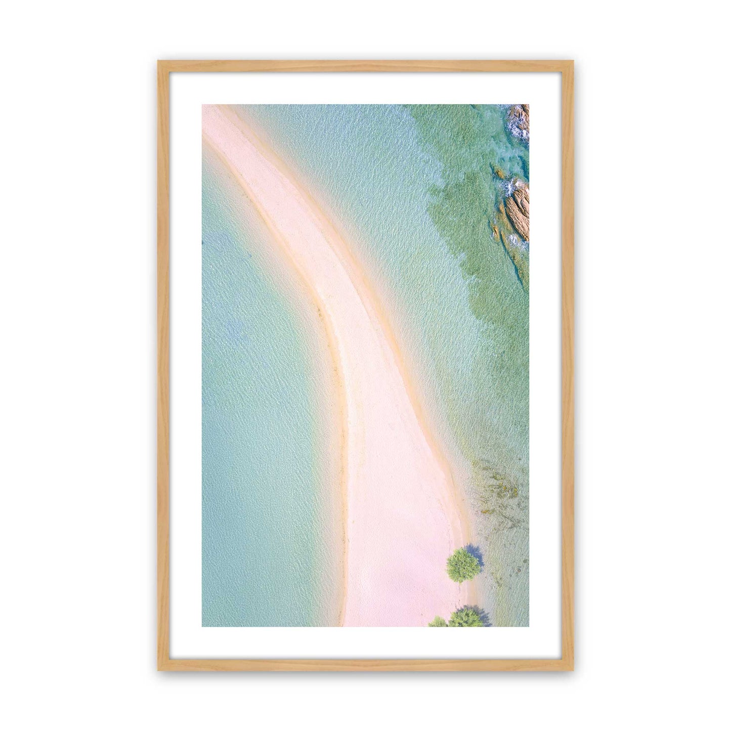 [Color:American Maple], Picture of art in a American Maple frame