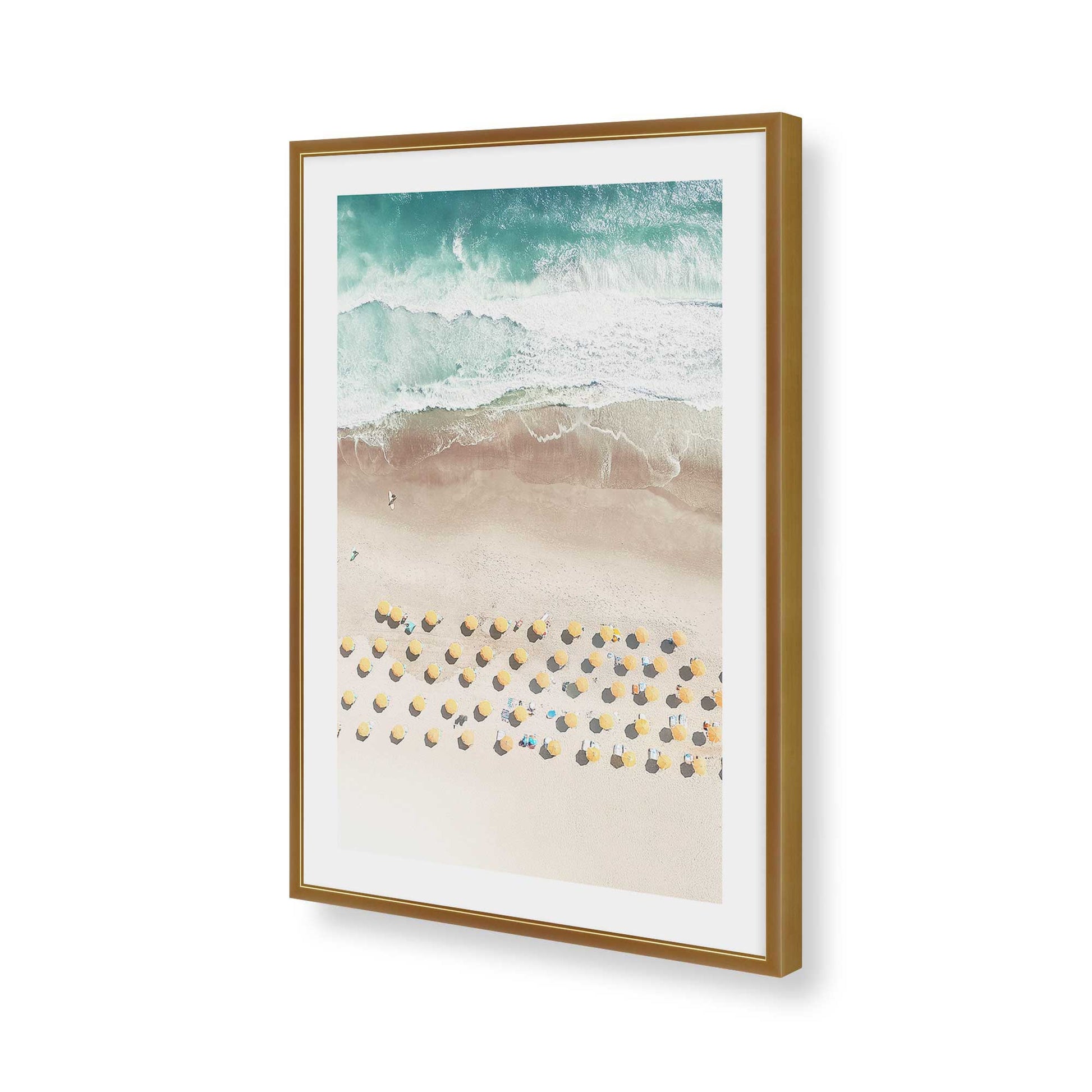 [Color:Polished Gold], Picture of art in a Polished Gold frame of the corner