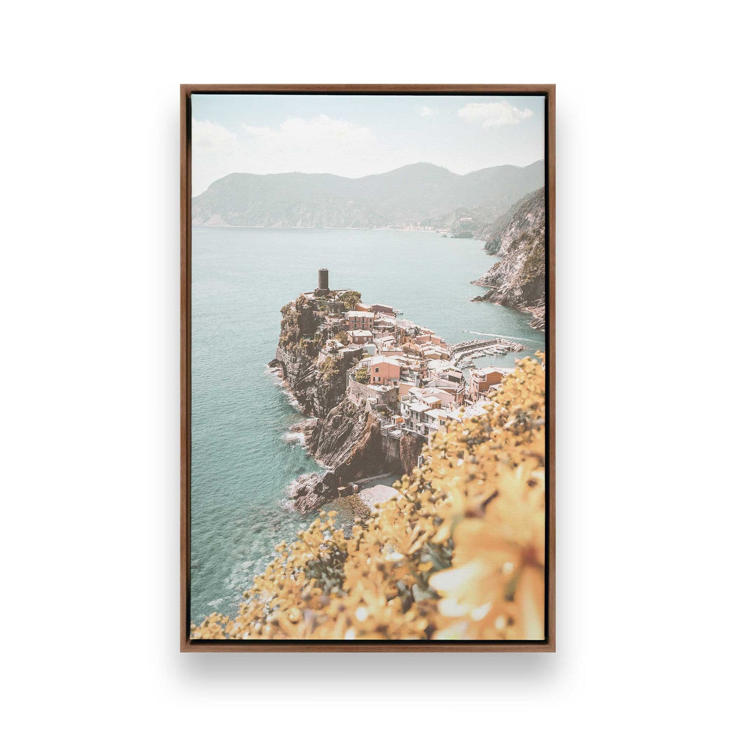 [Color:Walnut], Picture of art in a Walnut frame