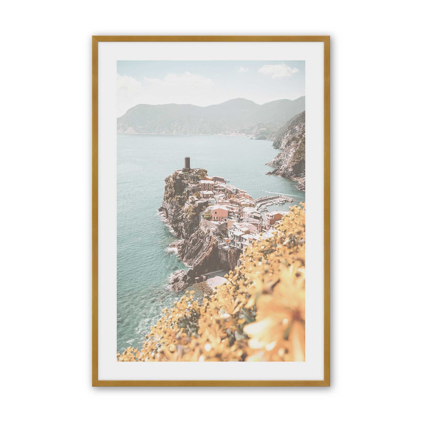 [Color:Polished Gold], Picture of art in a Polished Gold frame
