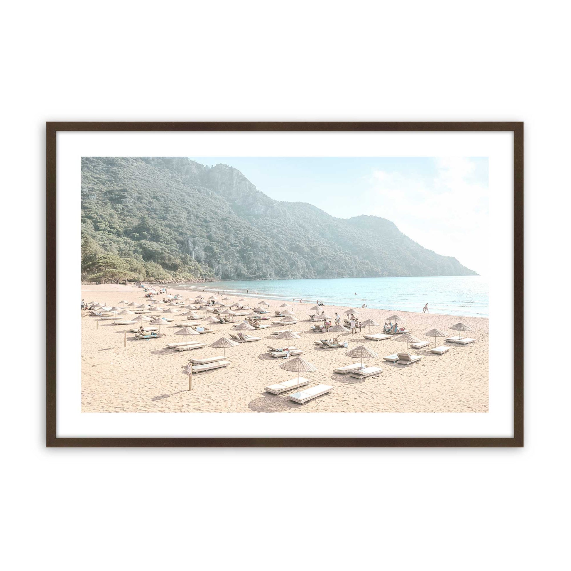 [Color:Brown], Picture of art in a Brown frame
