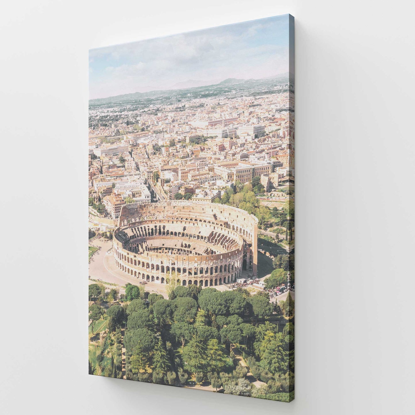 [Color:Stretched Canvas], Picture of art at an angle