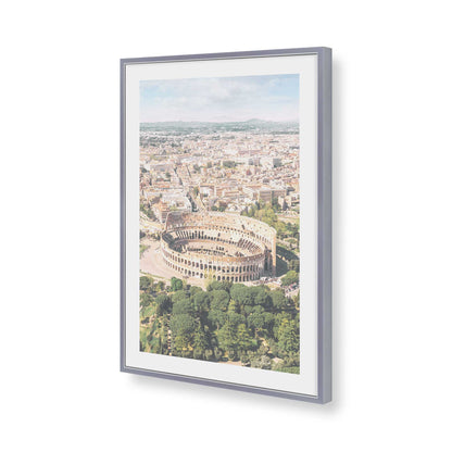 [Color:Polished Chrome], Picture of art in a Polished Chrome frame of the corner