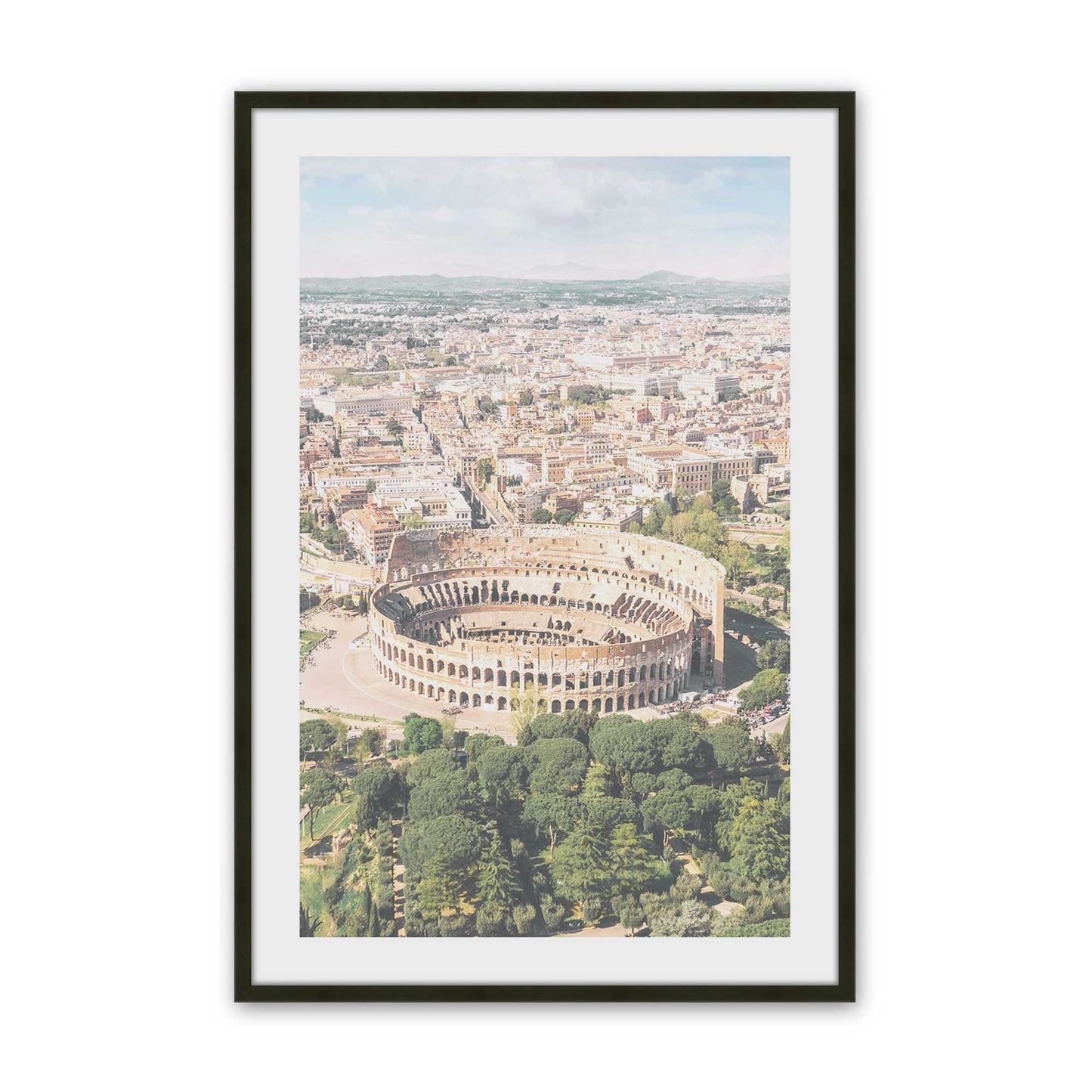 [Color:Satin Black], Picture of art in a Satin Black frame