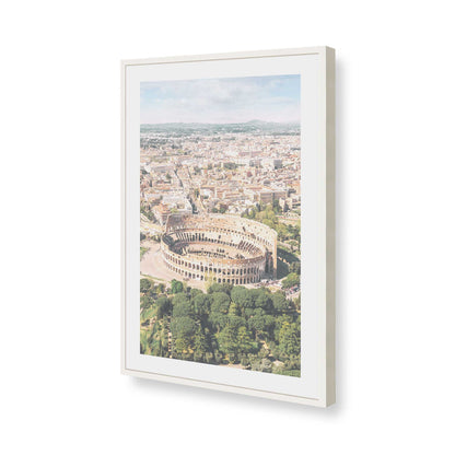 [Color:Opaque White], Picture of art in a Opaque White frame of the corner