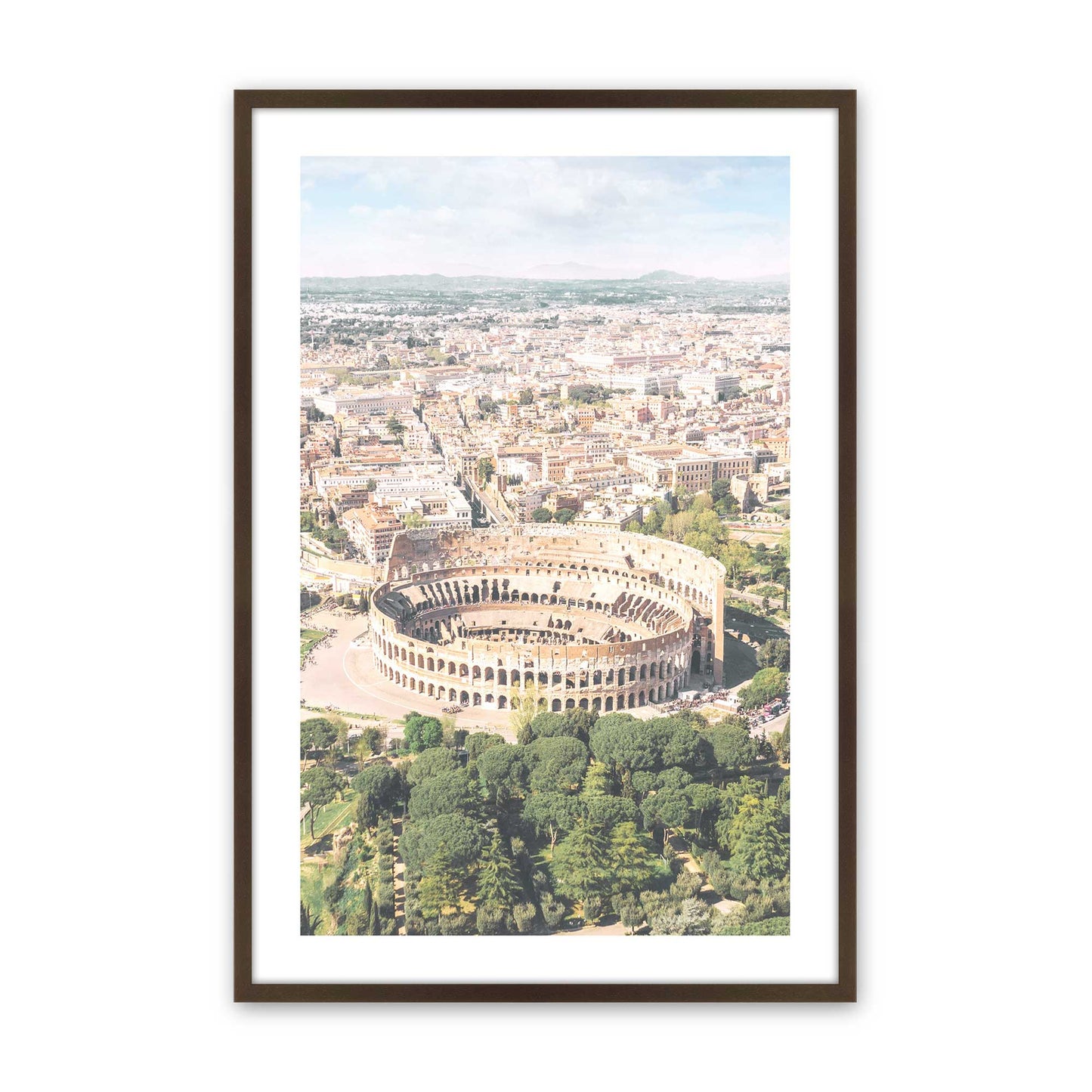 [Color:Belvinder Brown], Picture of art in a Belvinder Brown frame