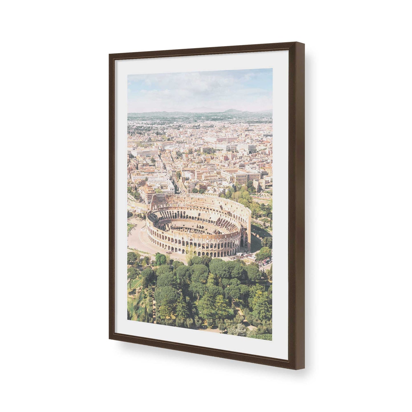 [Color:Belvinder Brown], Picture of art in a Belvinder Brown frame of the corner