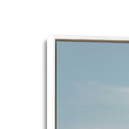 [Color:Opaque White], Picture of art in a White frame at an angle