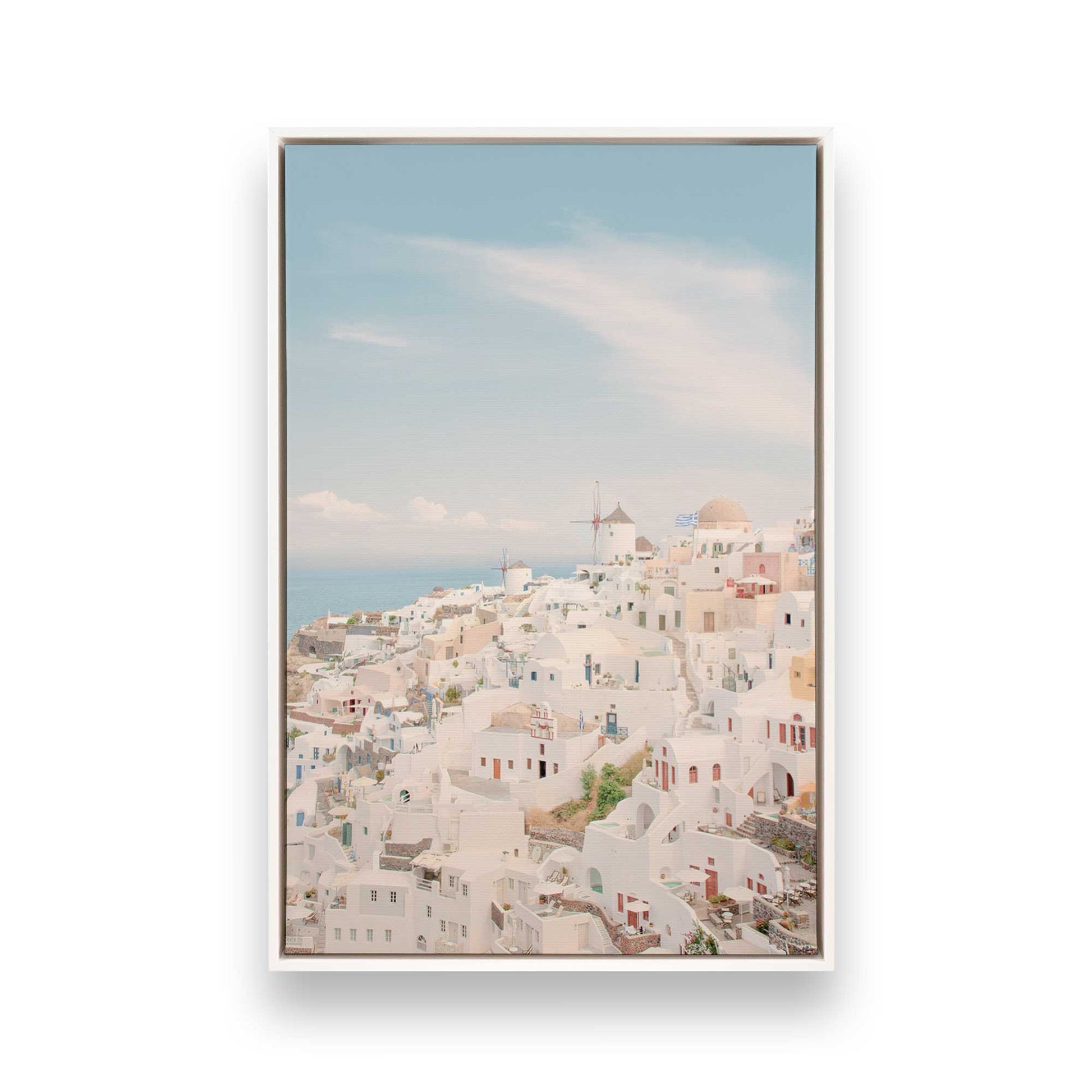 [Color:Opaque White], Picture of art in a White frame