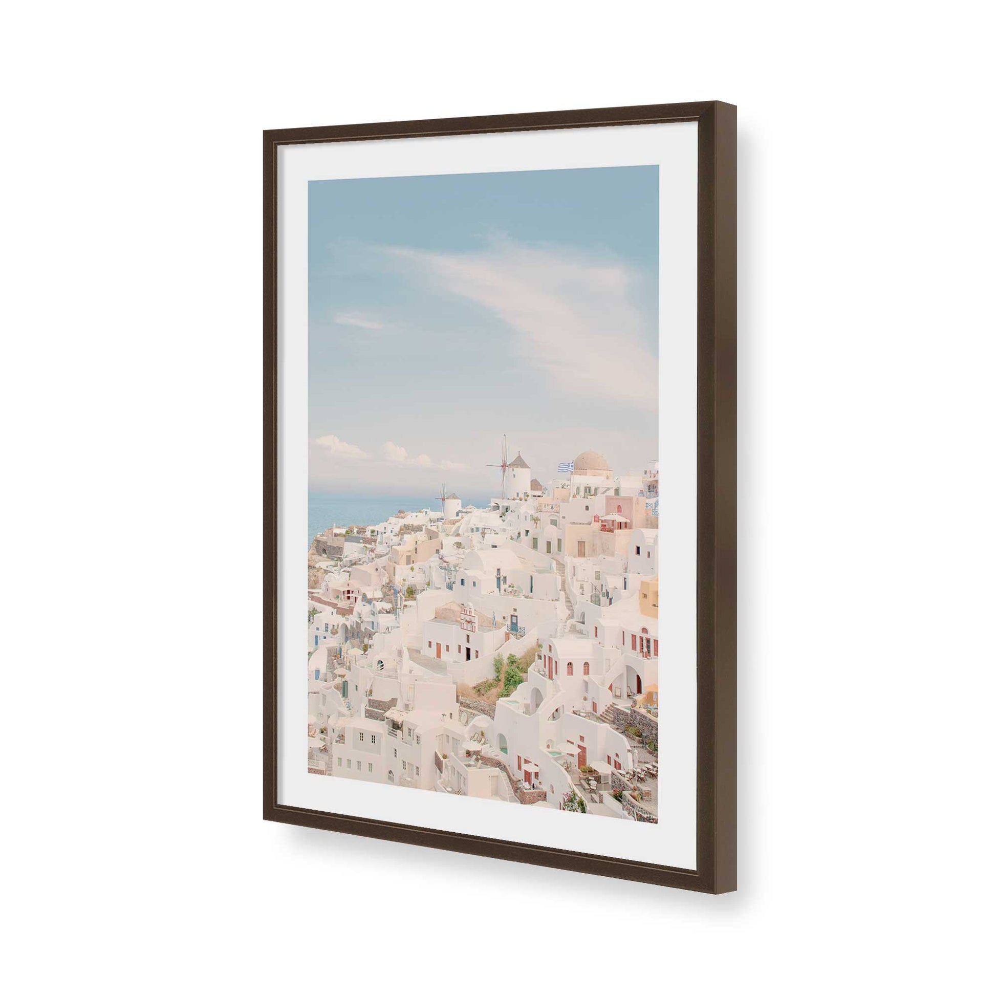 [Color:Belvinder Brown], Picture of art in a Belvinder Brown frame of the corner