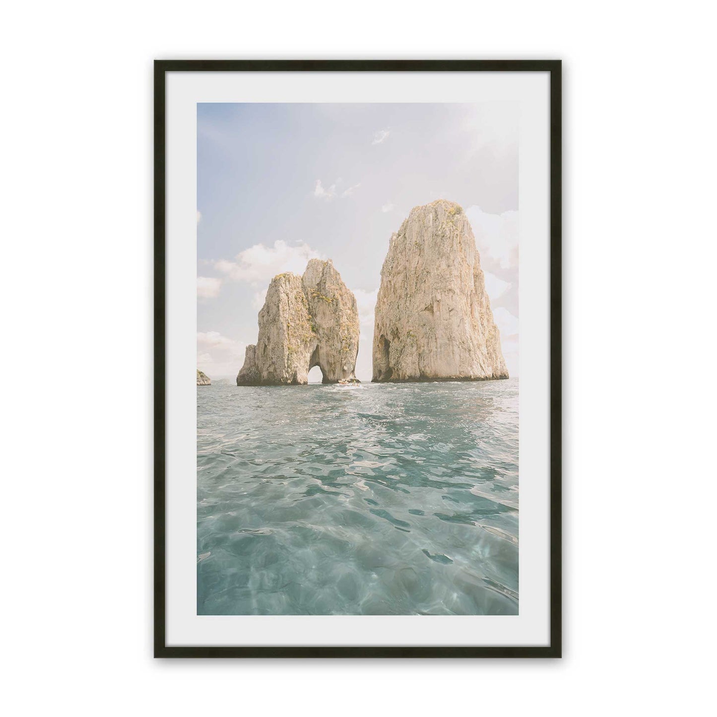 [Color:Satin Black], Picture of art in a Satin Black frame