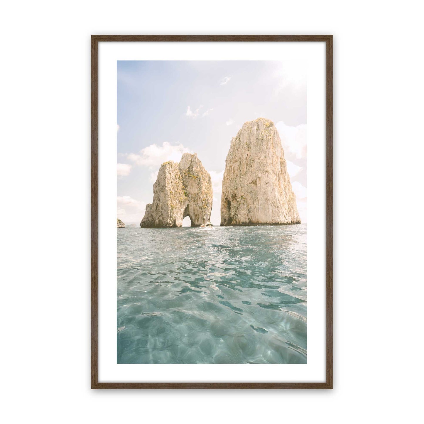 [Color:Walnut], Picture of art in a Walnut frame