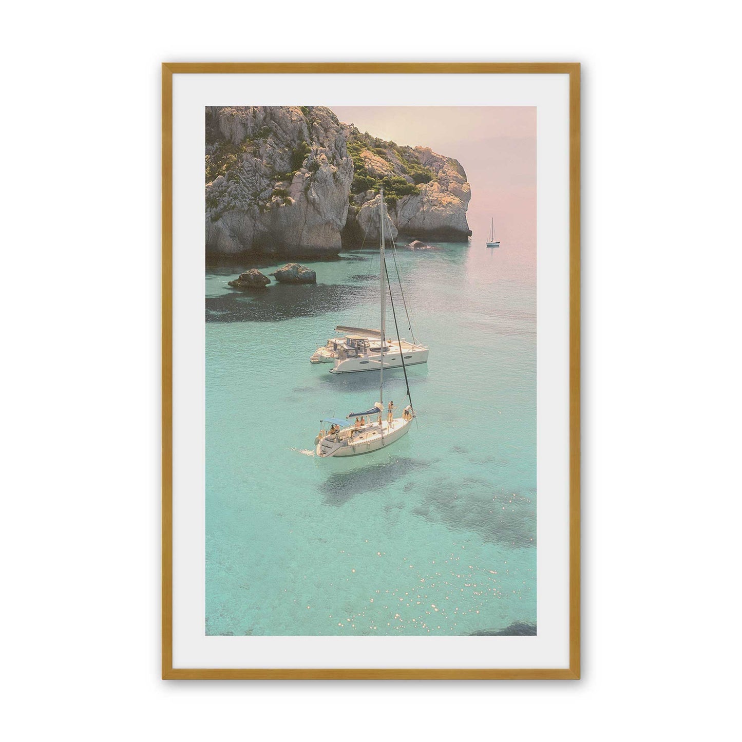 [Color:Polished Gold], Picture of art in a Polished Gold frame