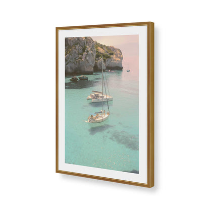 [Color:Polished Gold], Picture of art in a Polished Gold frame of the corner