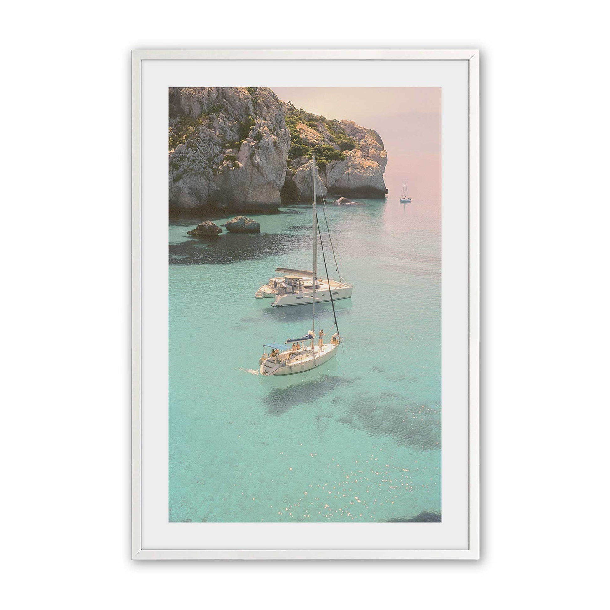 [Color:Opaque White], Picture of art in a Opaque White frame
