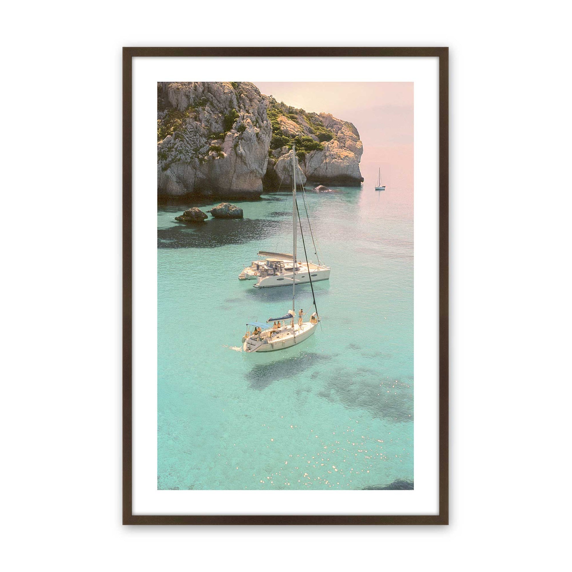 [Color:Belvinder Brown], Picture of art in a Belvinder Brown frame
