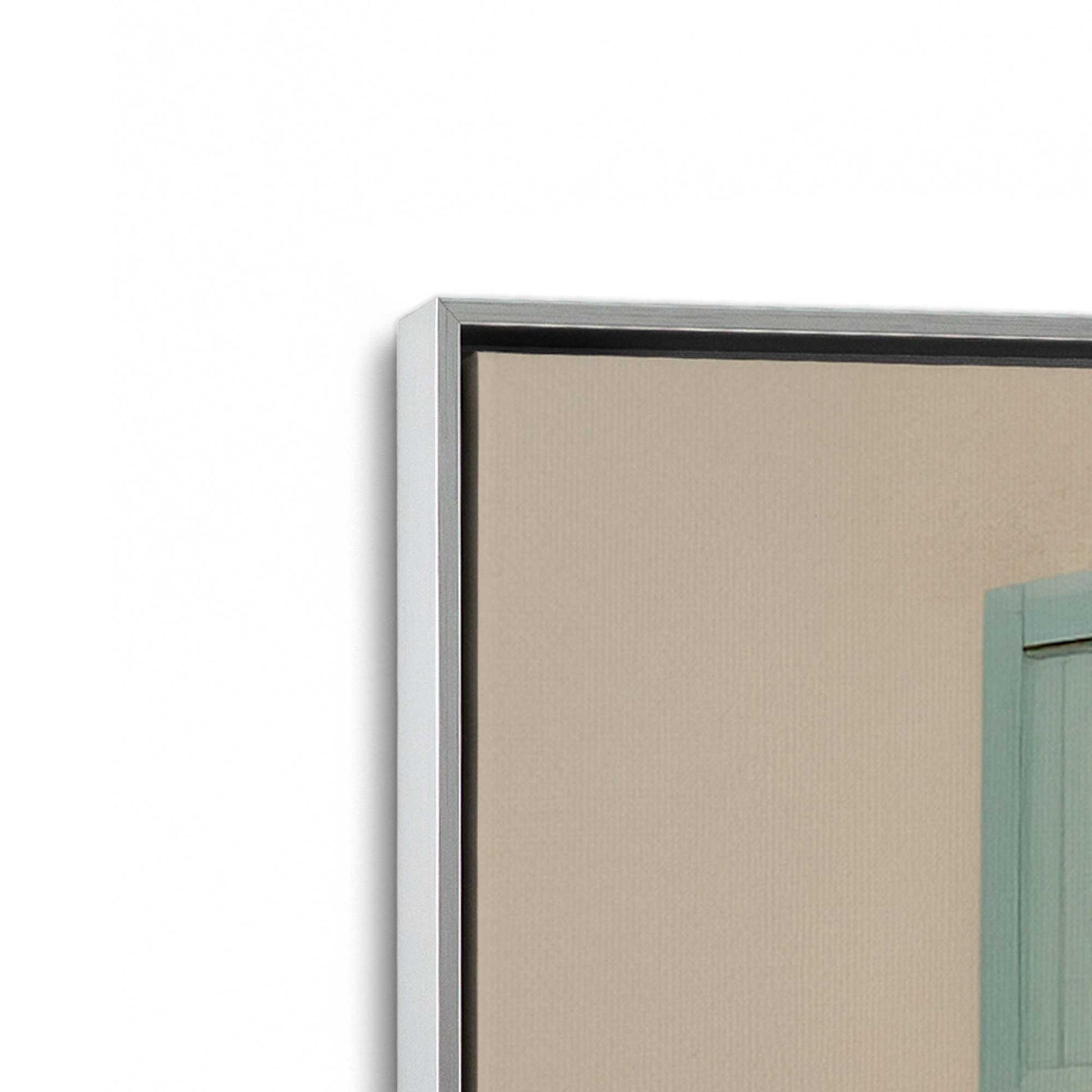 [Color:Polished Chrome], Picture of art in a Polished Chrome frame at an angle