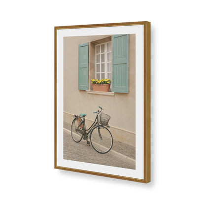[Color:Polished Gold], Picture of art in a Polished Gold frame of the corner