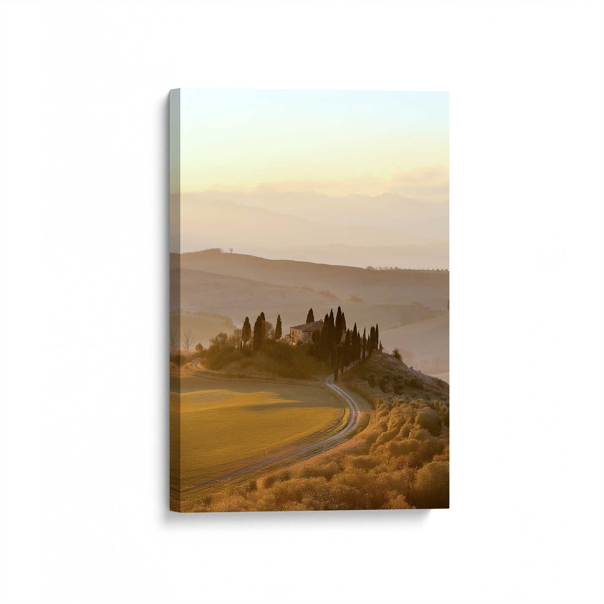 [Color:Stretched Canvas], Picture of art at an angle