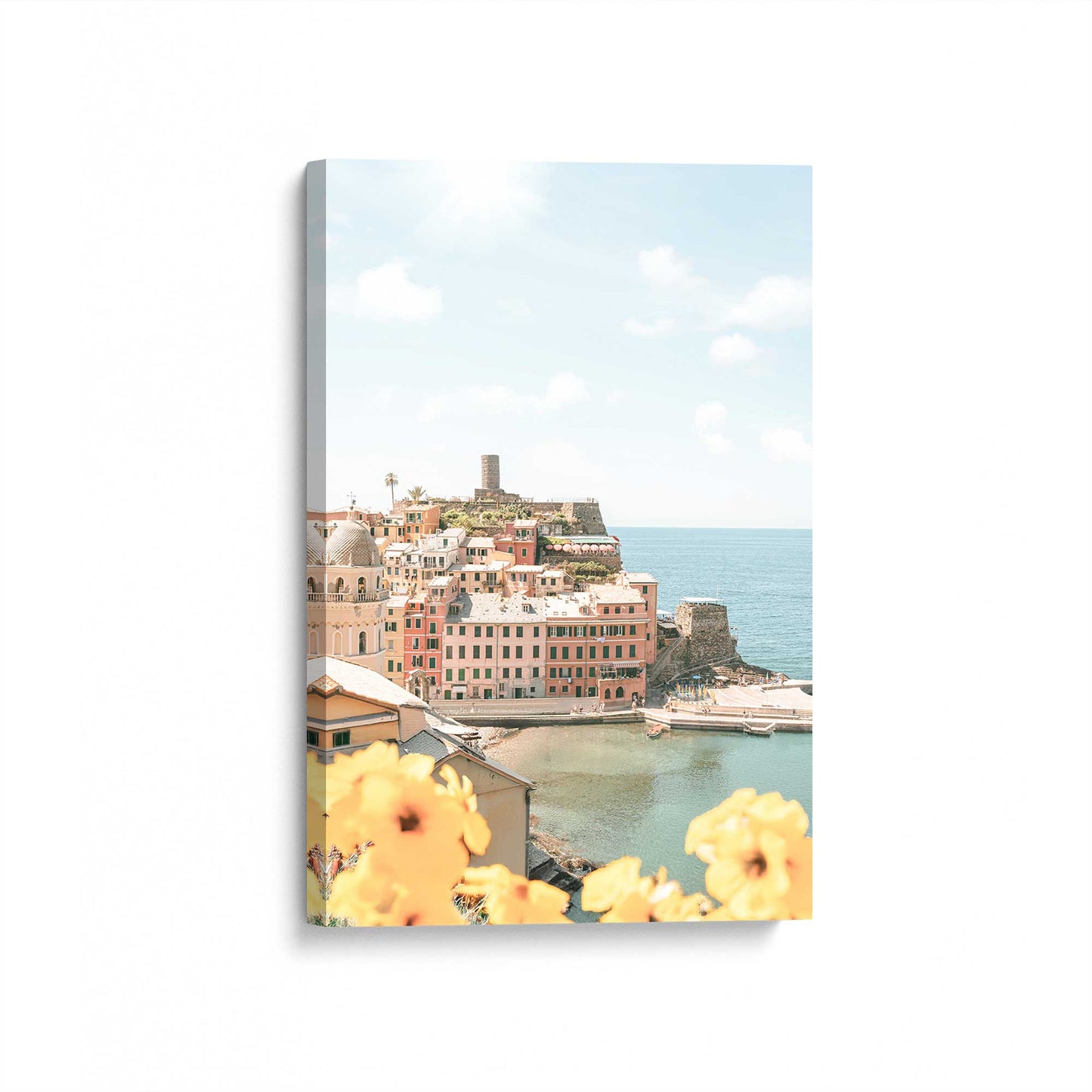 [Color:Stretched Canvas], Picture of art at an angle