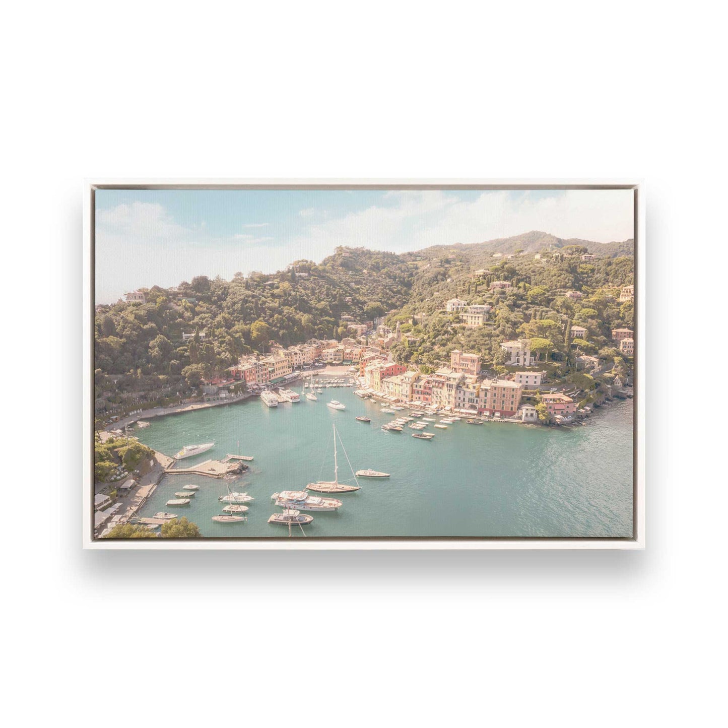 [Color:Opaque White], Picture of art in a White frame