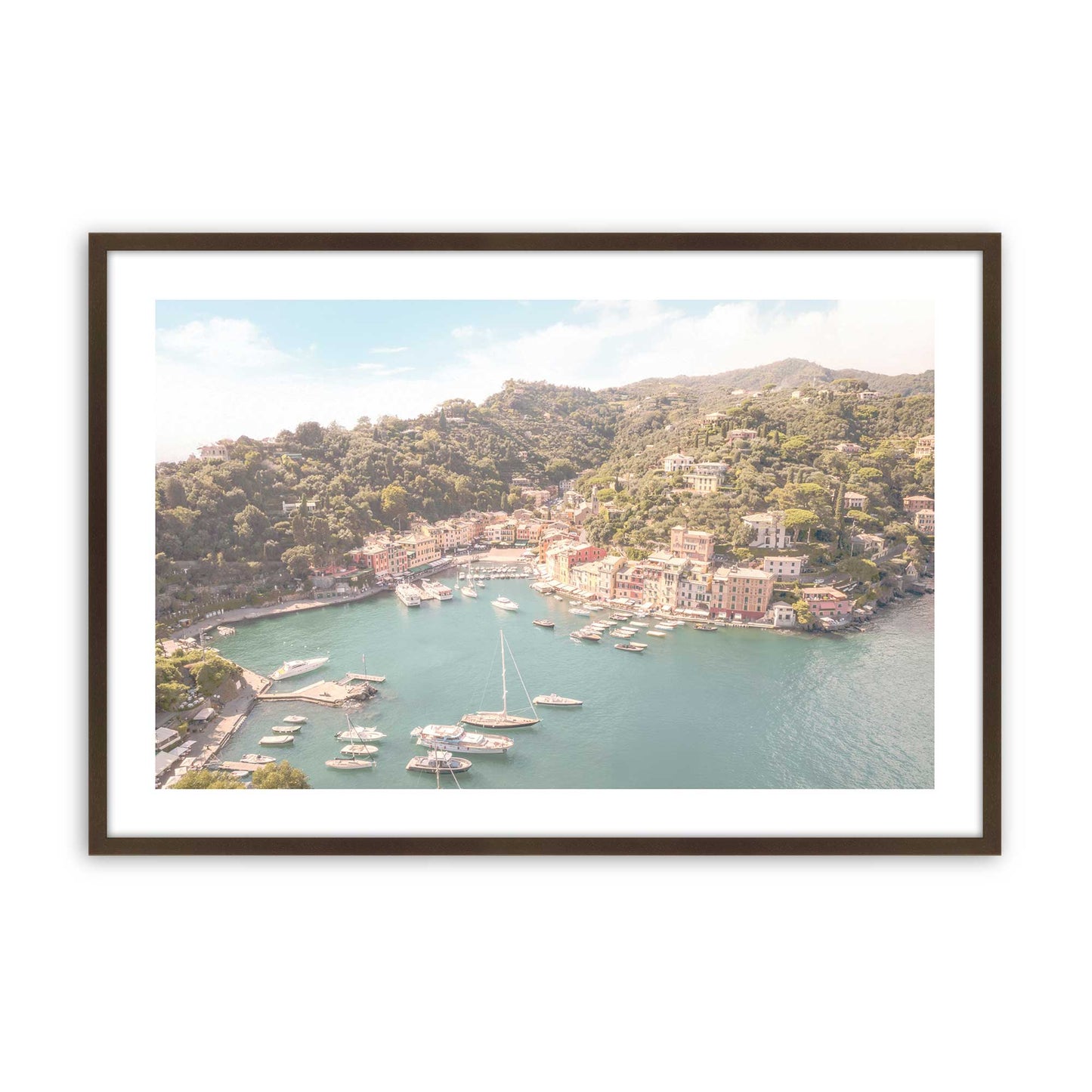 [Color:Belvinder Brown], Picture of art in a Belvinder Brown frame