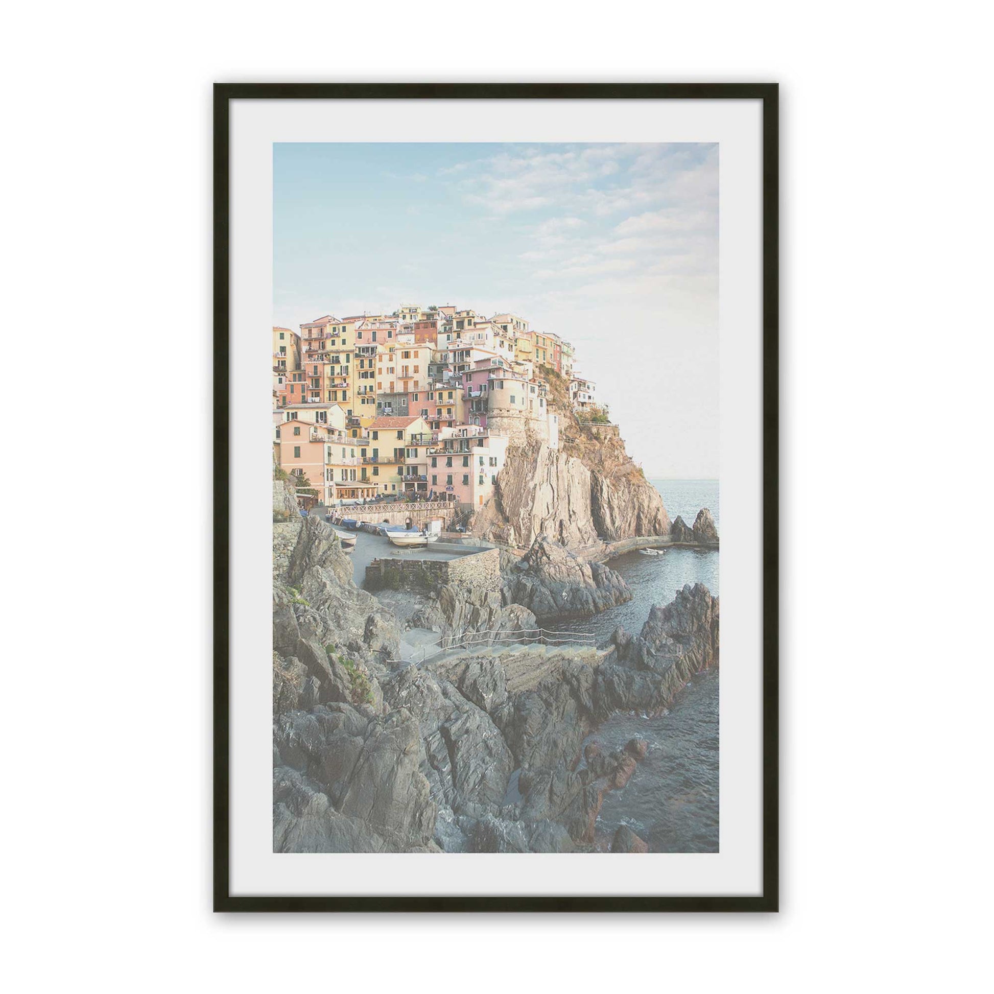 [Color:Satin Black], Picture of art in a Satin Black frame