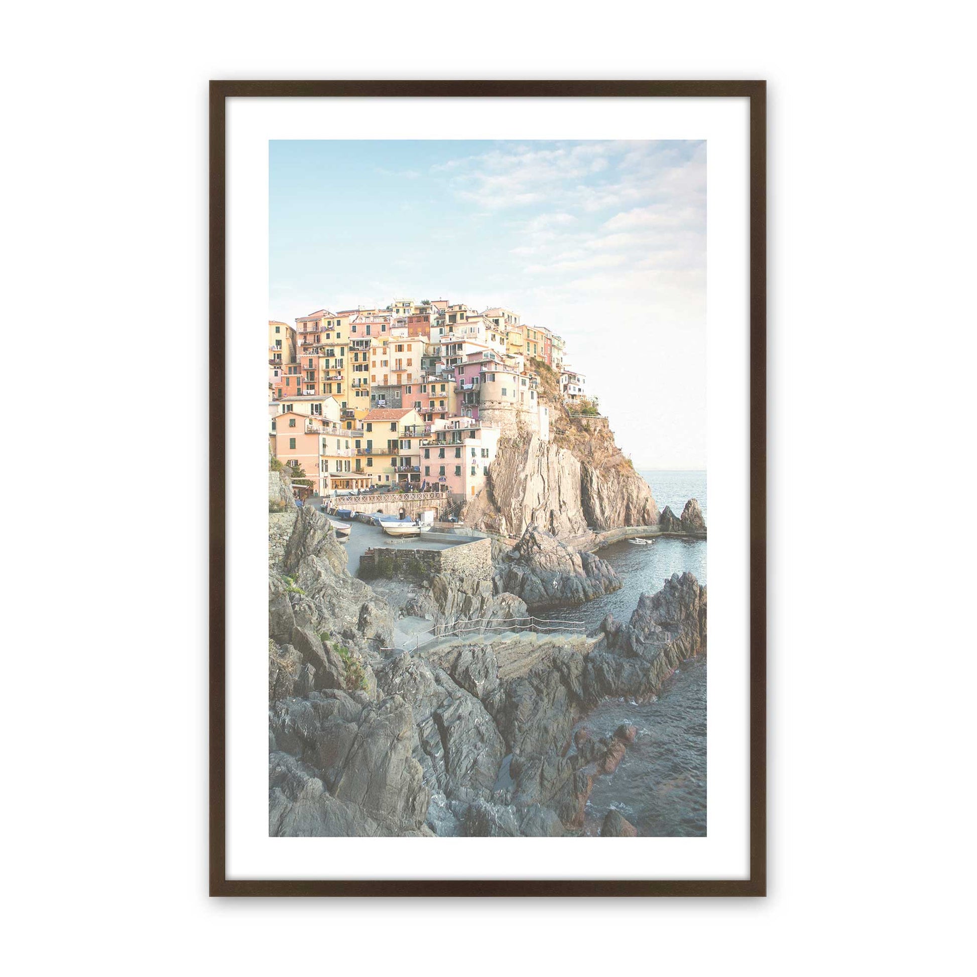 [Color:Brown], Picture of art in a Brown frame