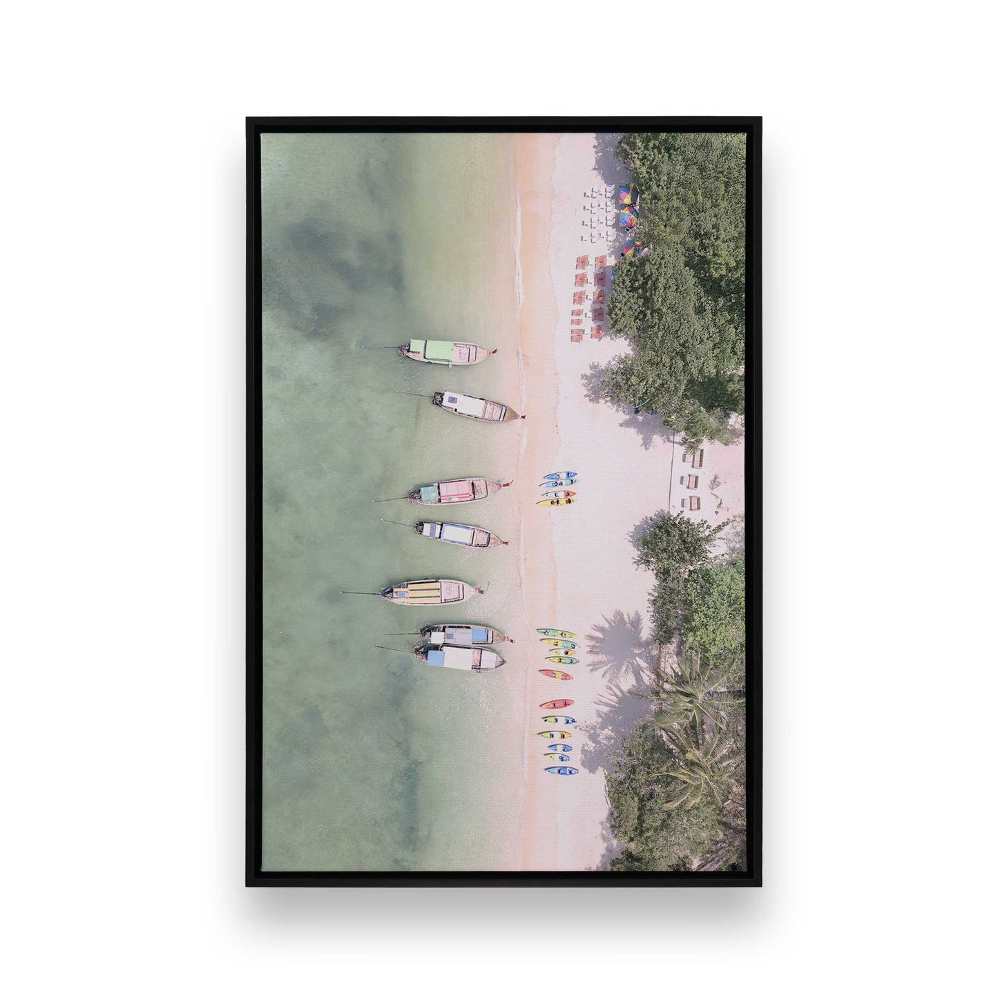 [Color:Satin Black], Picture of art in a Satin Black frame