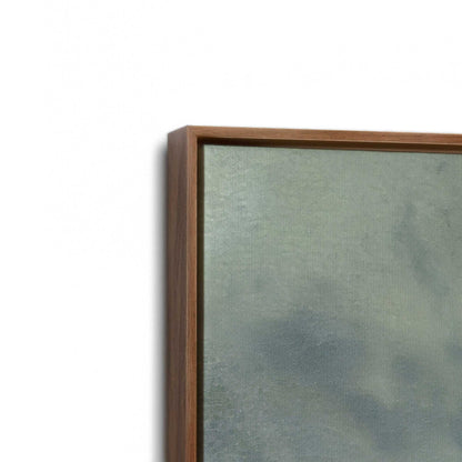 [Color:Walnut], Picture of art in a Walnut frame at an angle