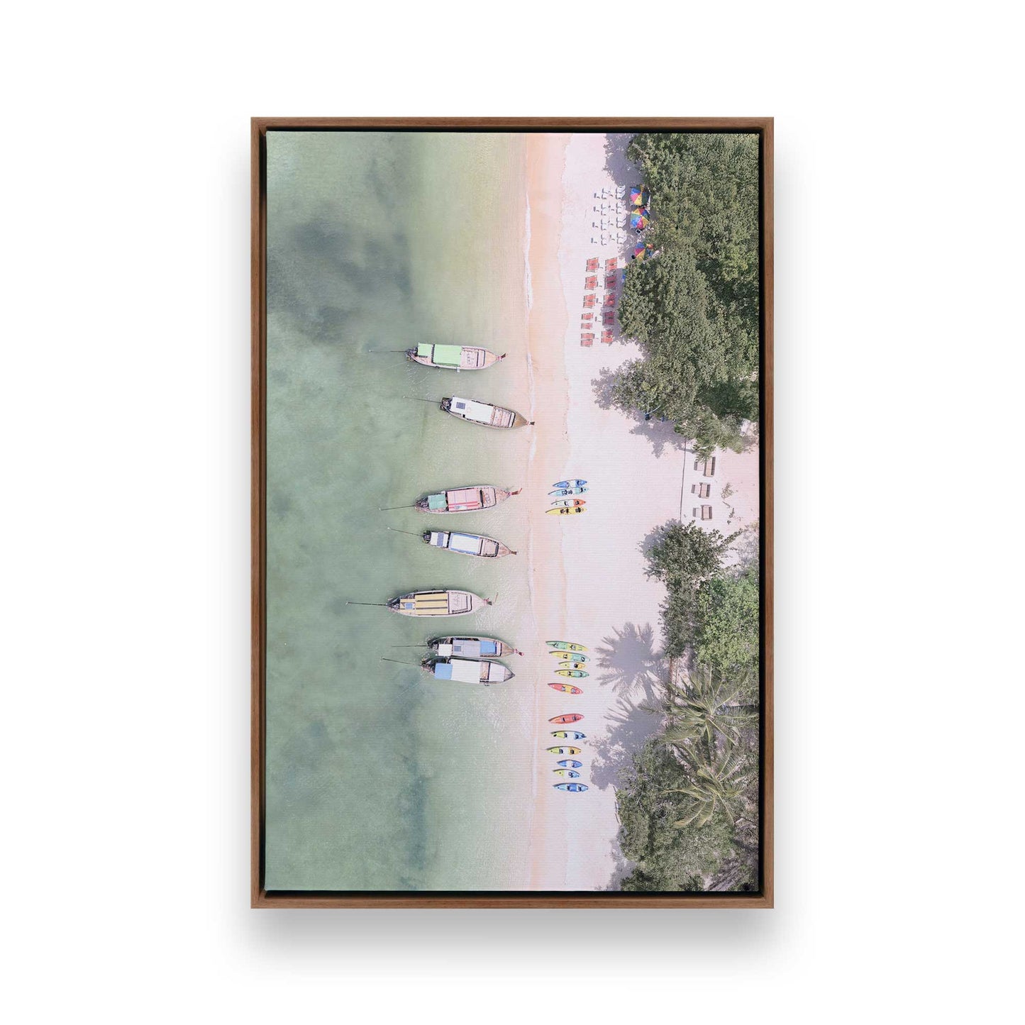 [Color:Walnut], Picture of art in a Walnut frame