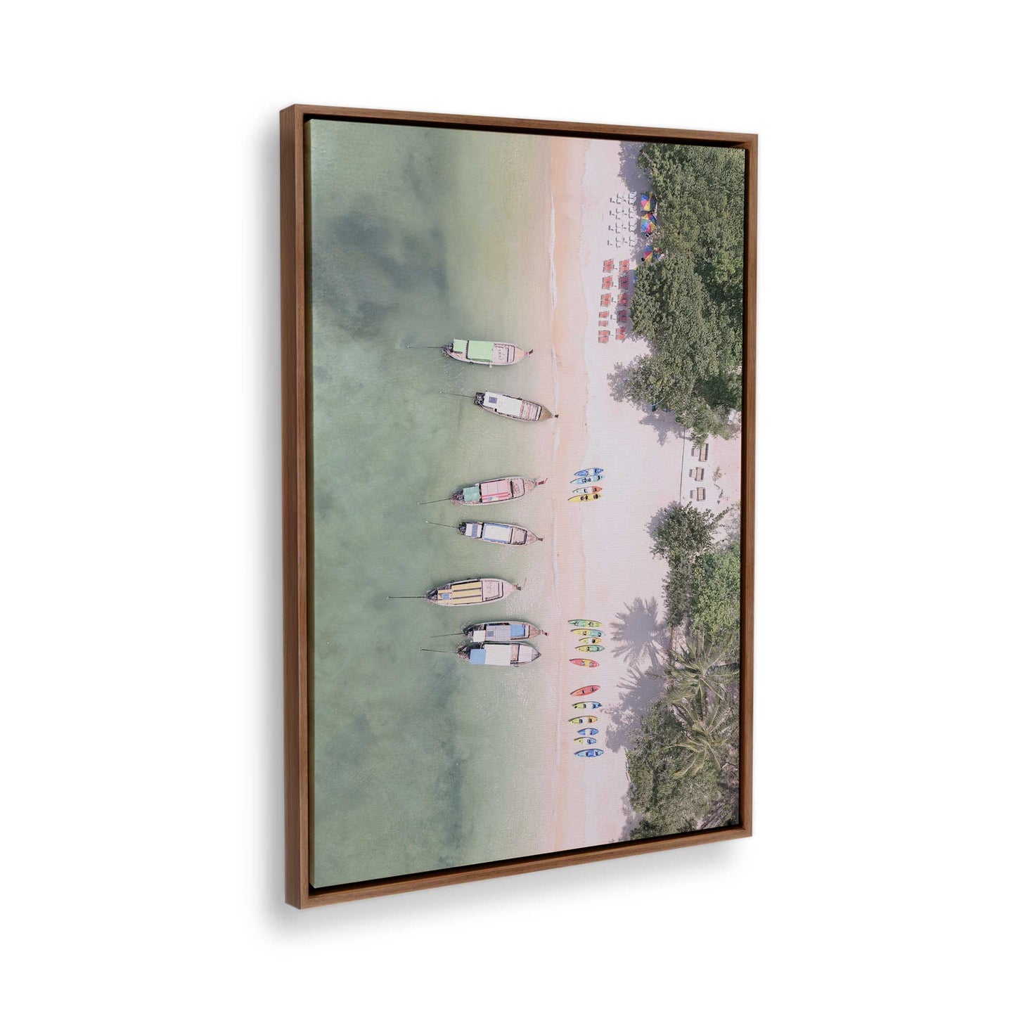 [Color:Walnut], Picture of the corner of the art