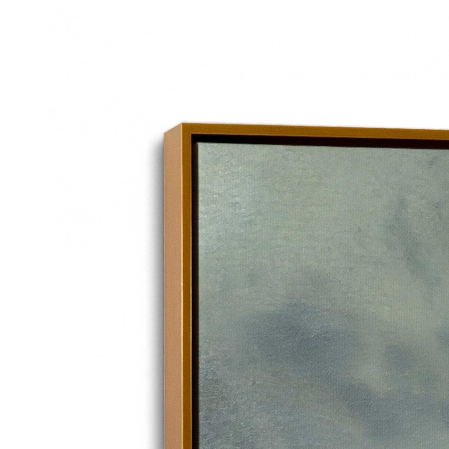 [Color:Polished Gold], Picture of art in a Polished Gold frame at an angle
