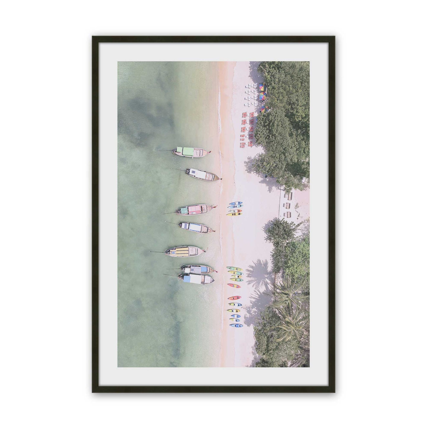 [Color:Satin Black], Picture of art in a Satin Black frame